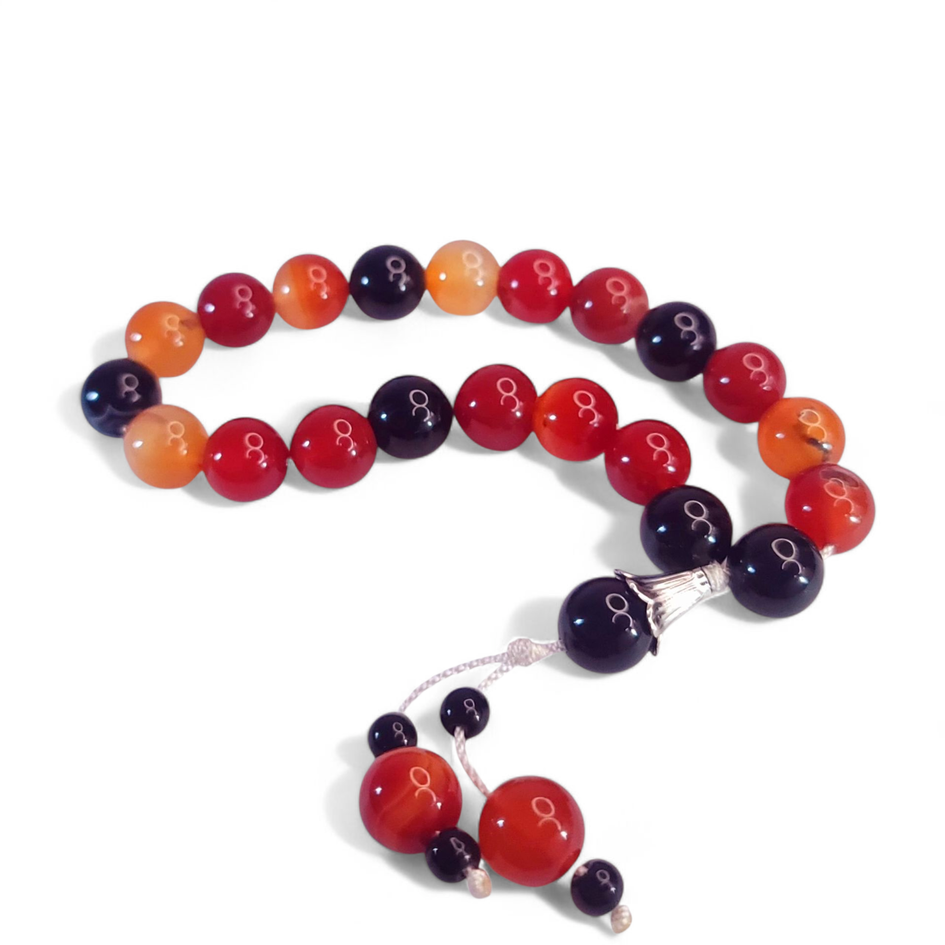Imran Khan Signature Tasbeeh – Real Agate Elegance Now in Your Hands.