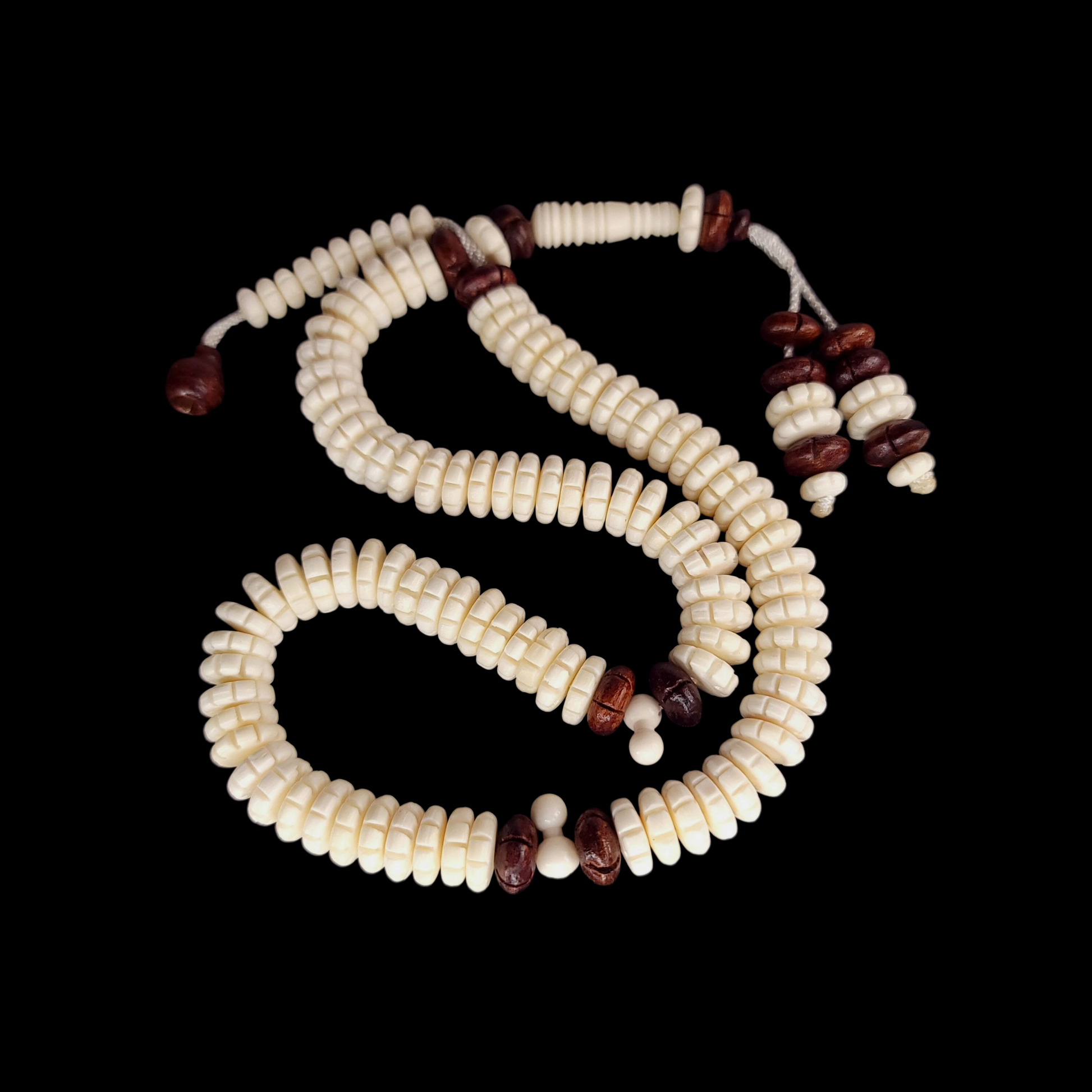 Camel Bone Tasbeeh 100 Beads – Handmade Islamic Prayer Beads