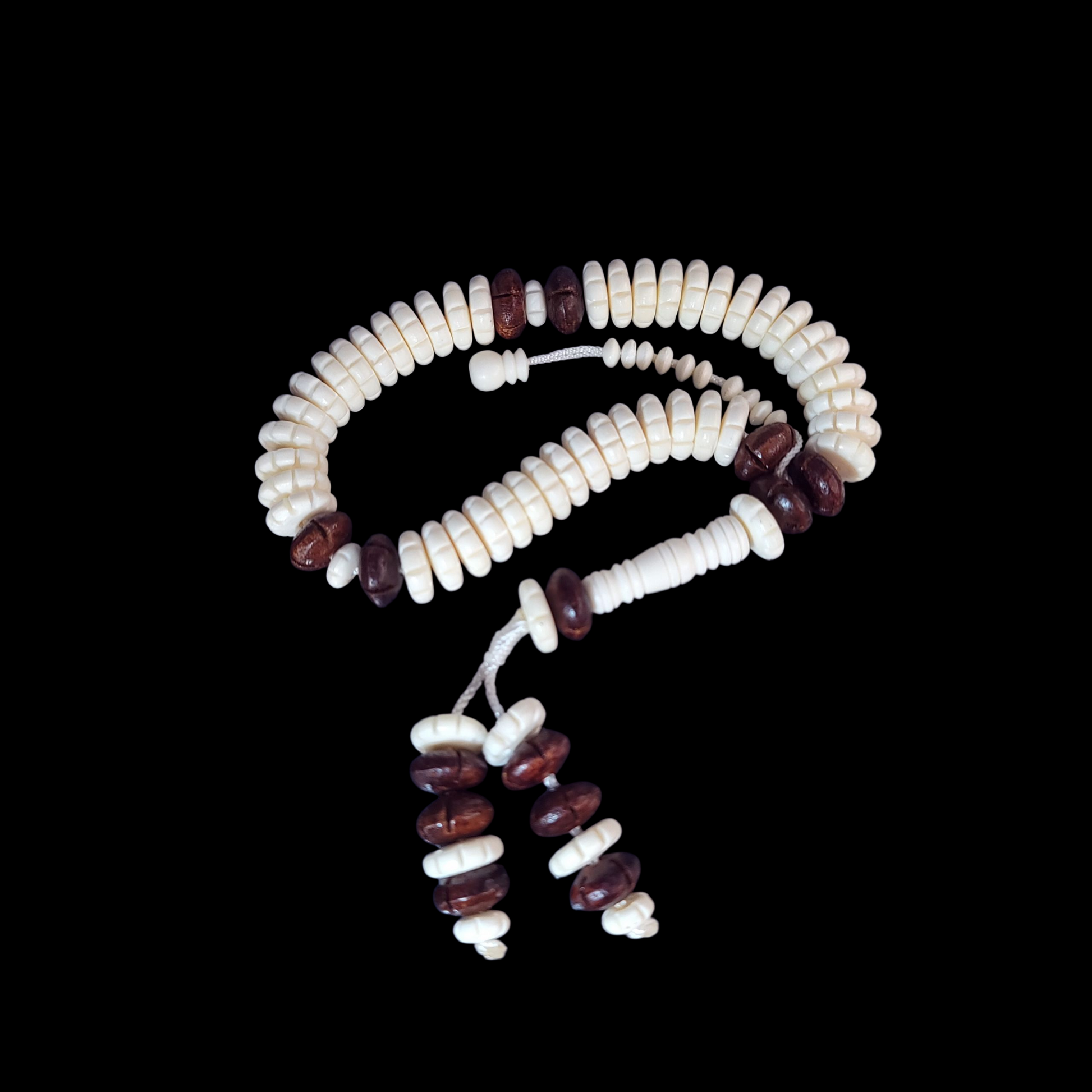 Camel Bone Tasbeeh 50 Beads – Natural Bone Tasbeeh for Zikr