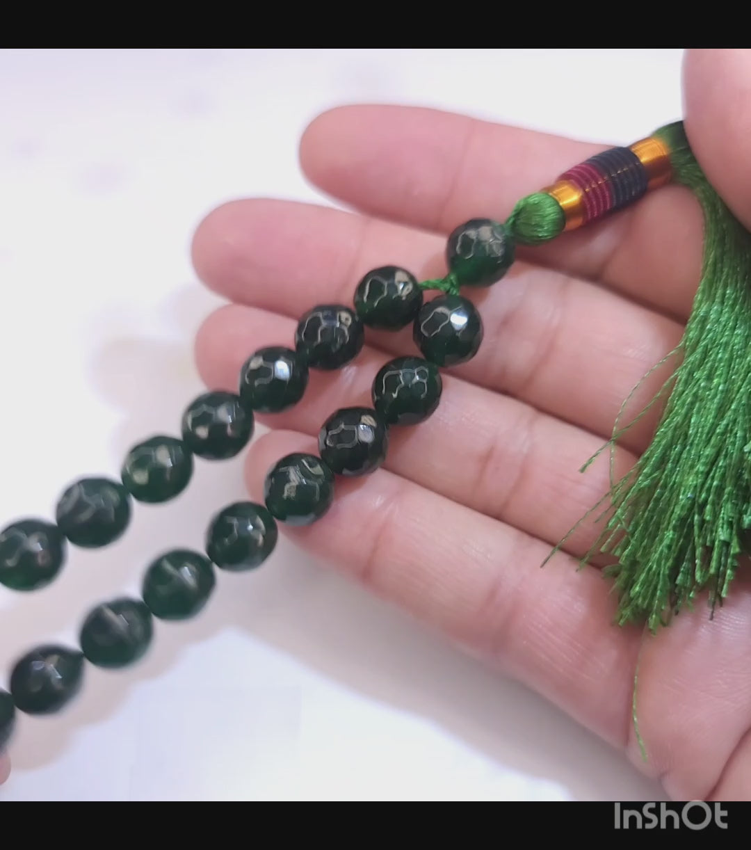 A Gift of Grace – Green Emerald like Beads