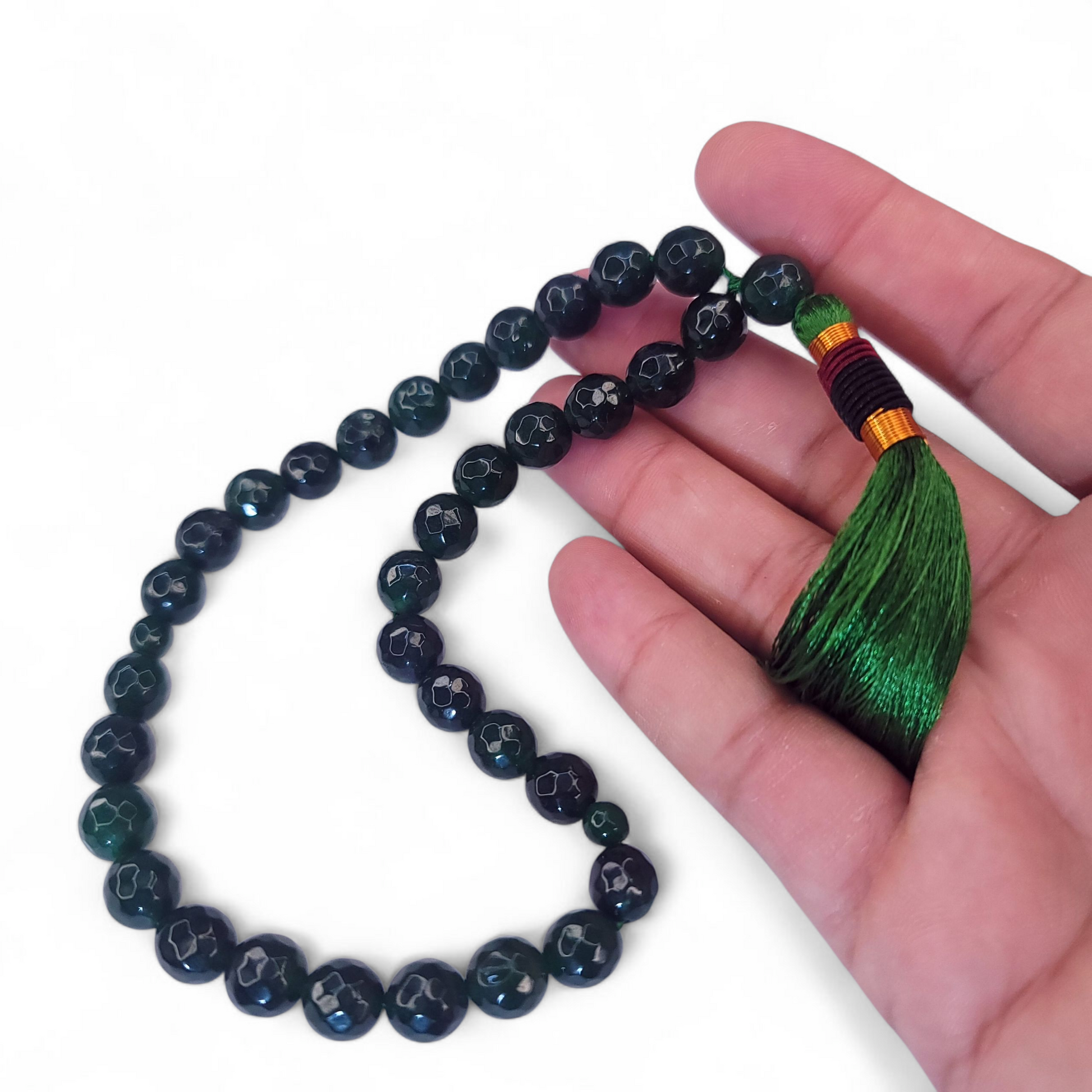 A Gift of Grace – Green Emerald like Beads