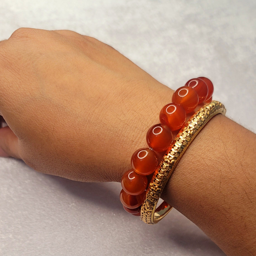 Elegance in Every Stone – Real Yamani Aqeeq Bracelet