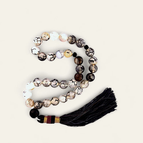 Your Daily Zikr Companion – White Real Aqeeq Tasbeeh