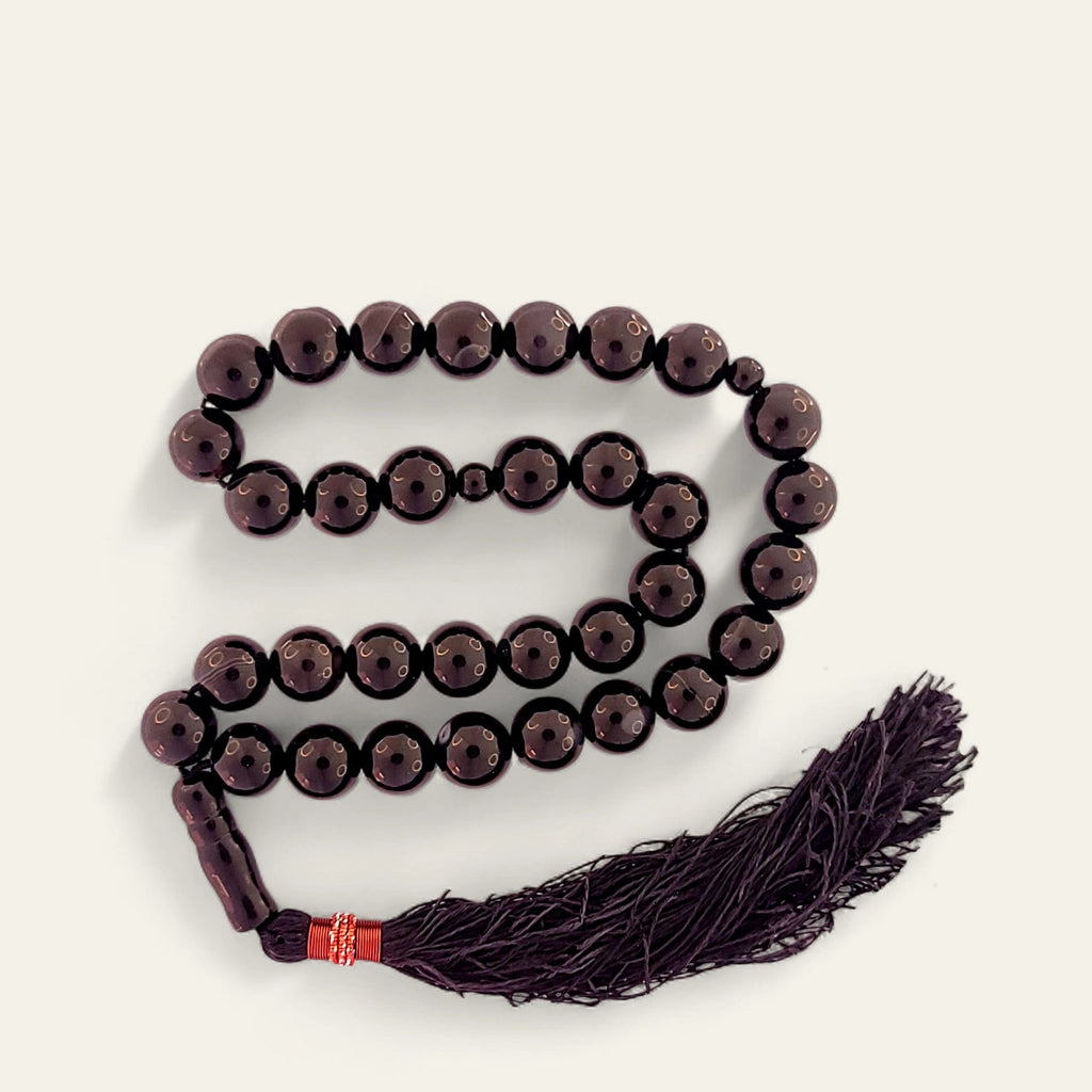 Black Sulemani Aqeeq Tasbeeh