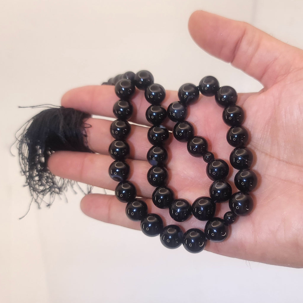 Black Sulemani Aqeeq Tasbeeh