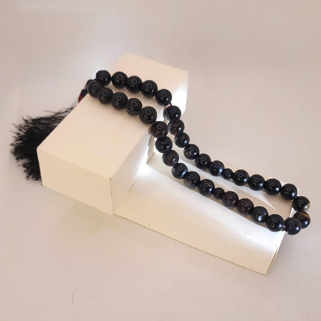 Black Sulemani Aqeeq Tasbeeh