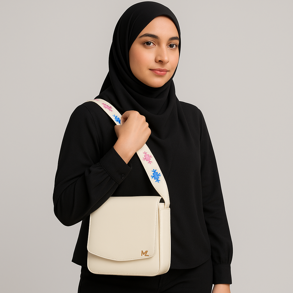 Elegant White Handbag