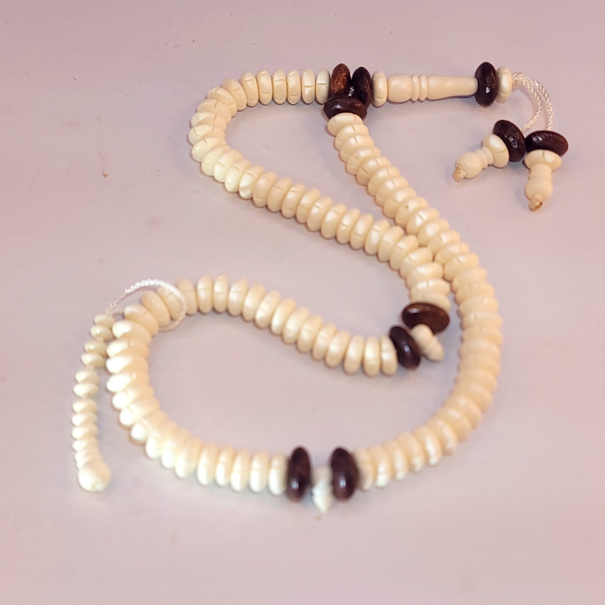 Handcrafted 10 mm Rounded Camel Bone Tasbeeh – Premium • Rare • Gift - Ready - Maimoon Gallery