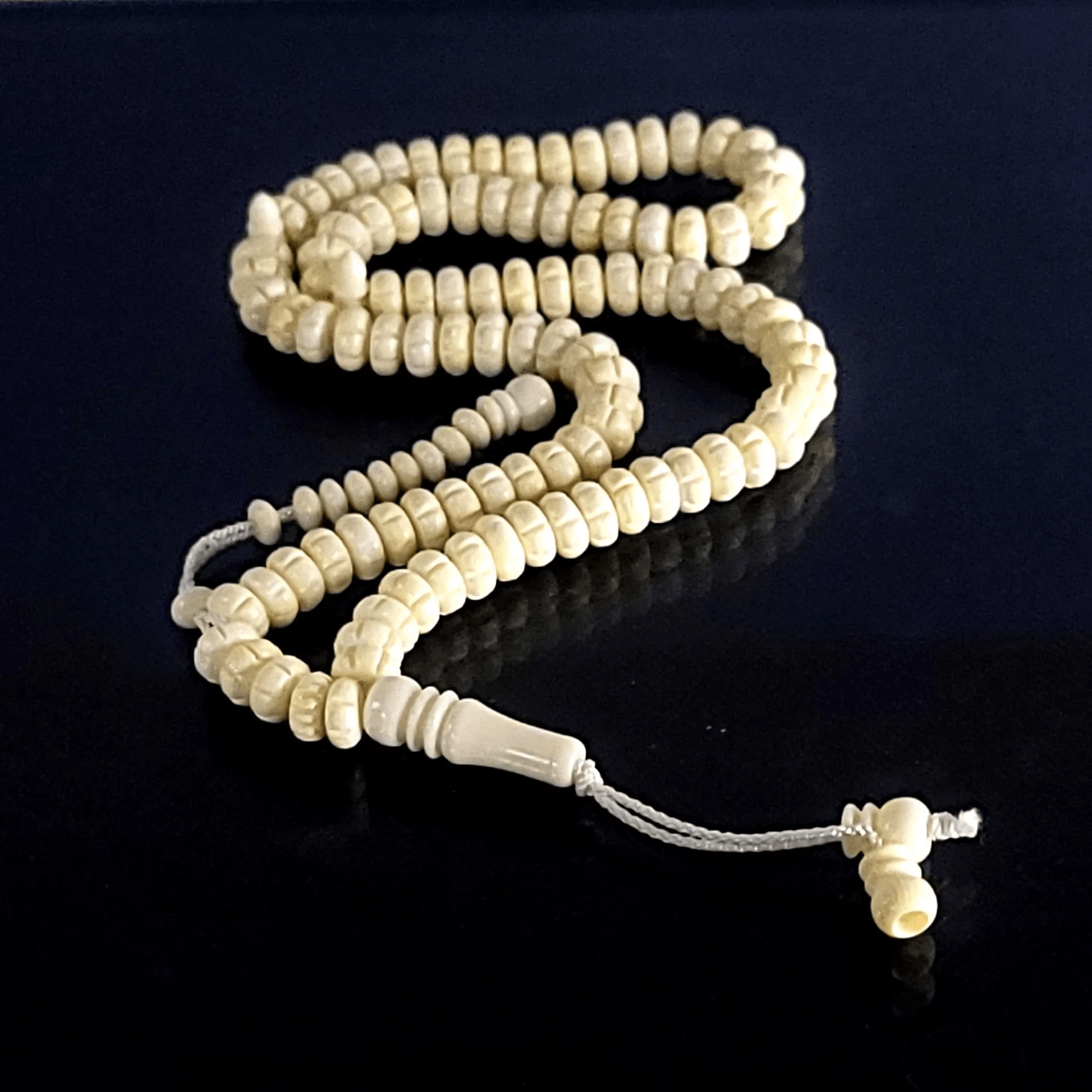 Handmade Camel Bone Tasbeeh – 50 & 100 - Bead Durable Prayer Rosary - Maimoon Gallery