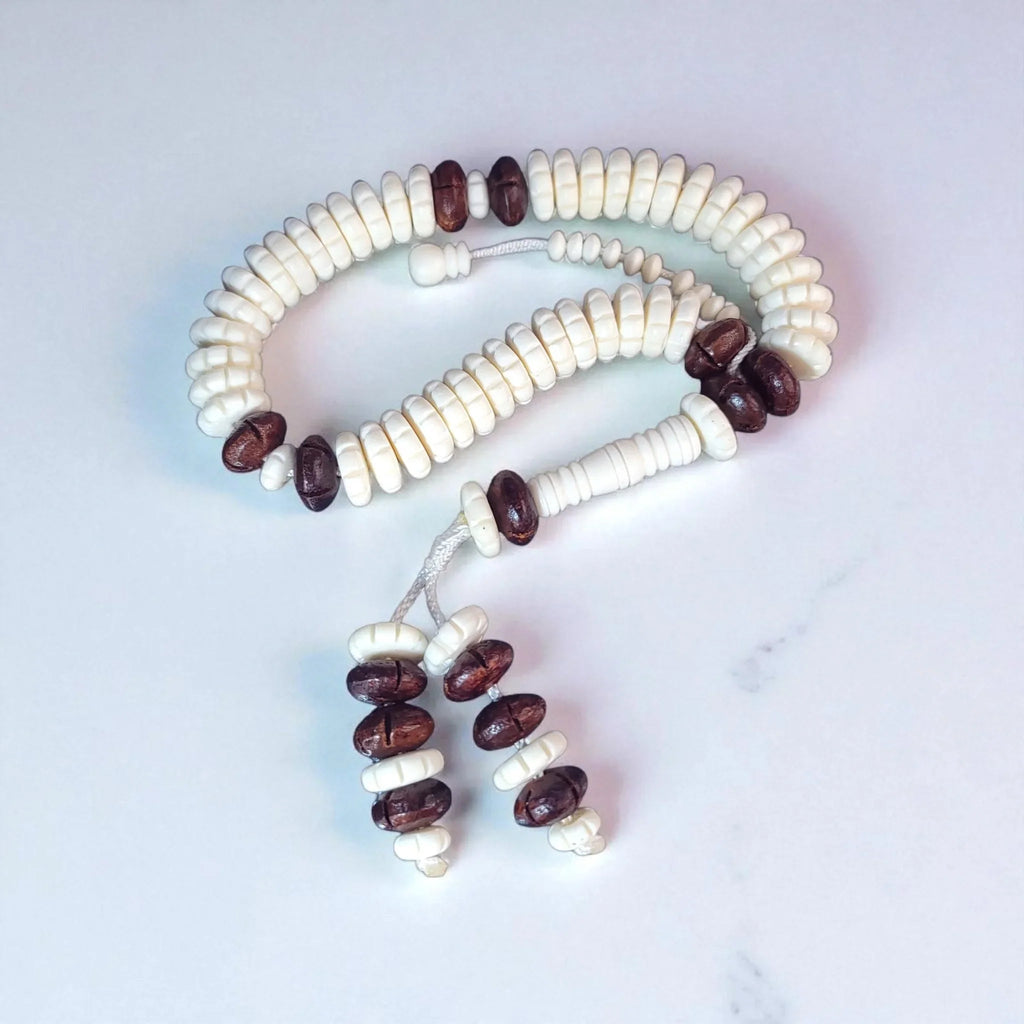 Handmade Camel Bone Tasbeeh – 50 & 100 - Bead Durable Prayer Rosary - Maimoon Gallery