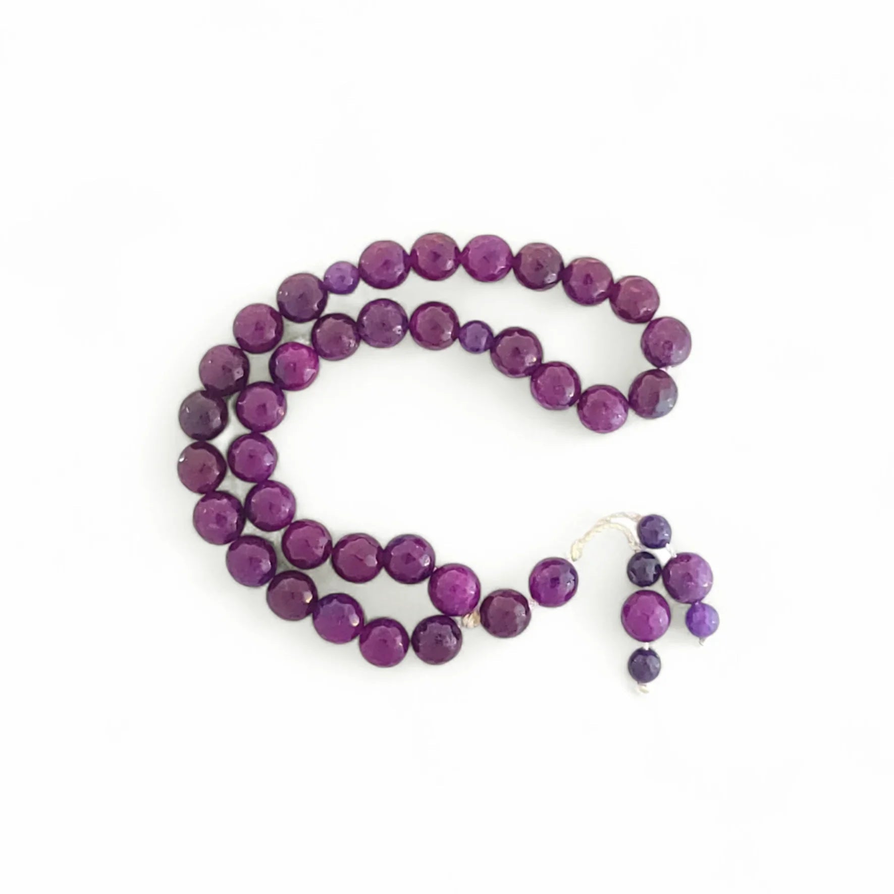 Meaningful. Elegant. Memorable – Purple Jade Tasbeeh 33 Beads. - Maimoon Gallery