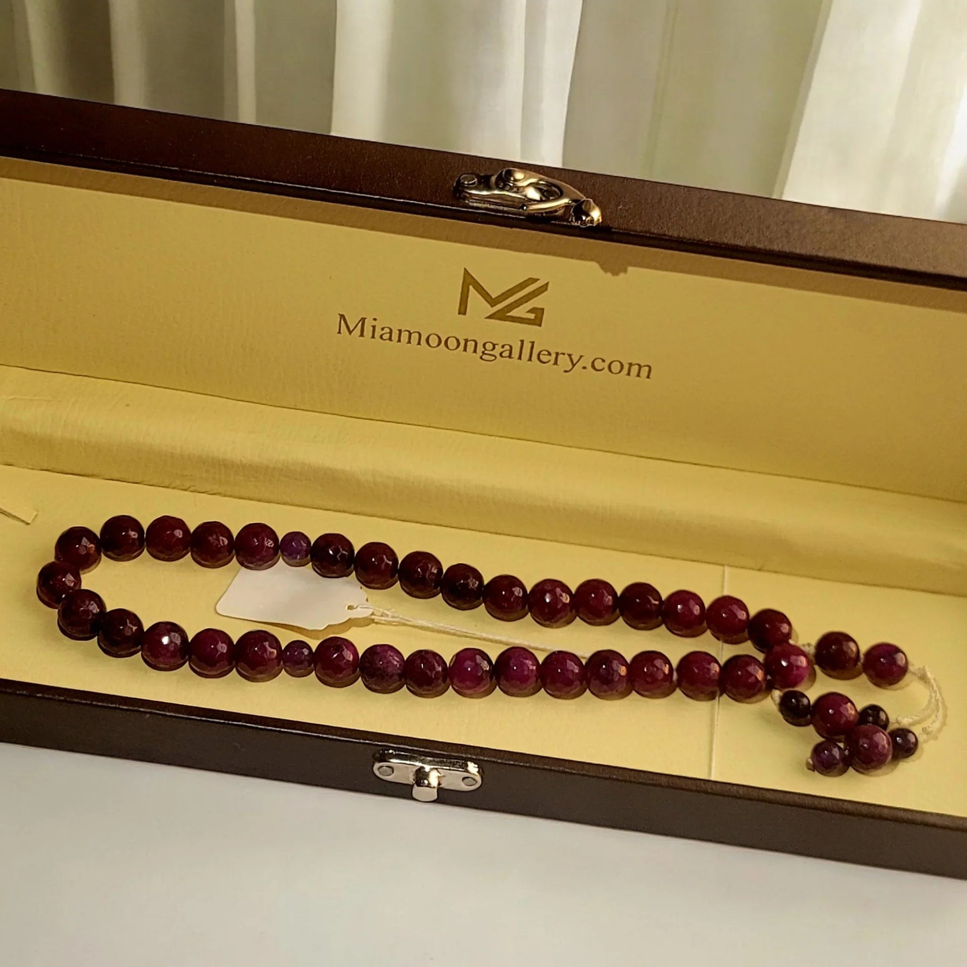 Meaningful. Elegant. Memorable – Purple Jade Tasbeeh 33 Beads. - Maimoon Gallery