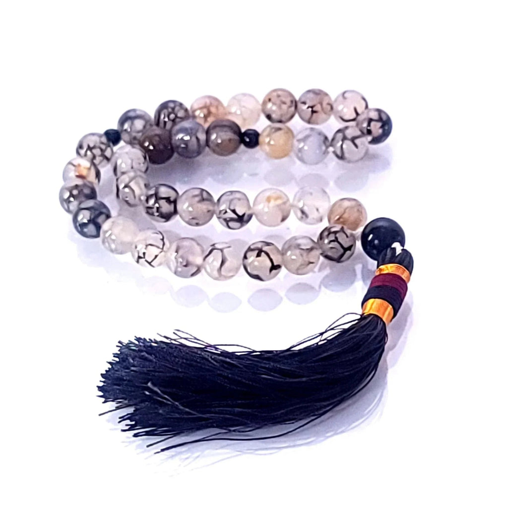 Natural White Aqeeq Tasbeeh – 33 & 100 - Bead Prayer Beads - Maimoon Gallery