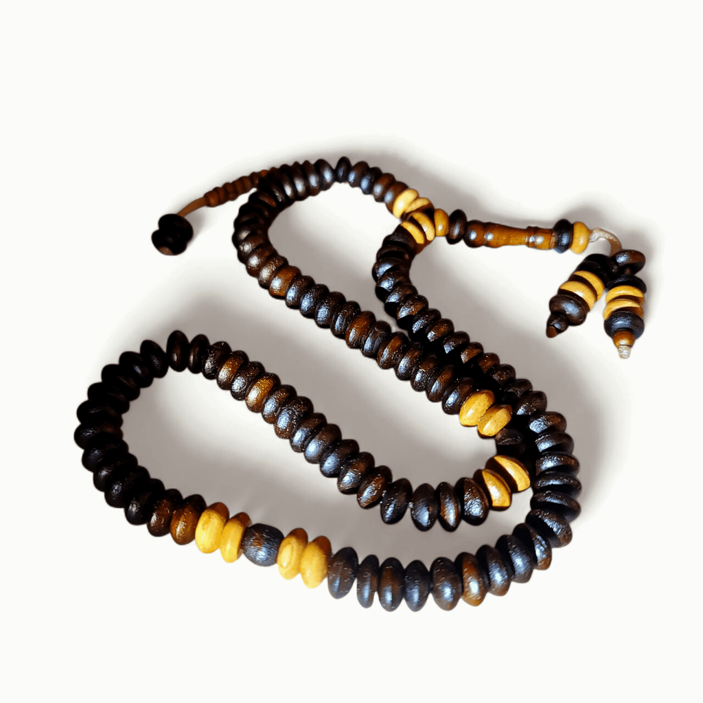 Premium Olive Wood (Zaitoon) Tasbeeh – 100 - Bead Islamic Prayer Beads - Maimoon Gallery