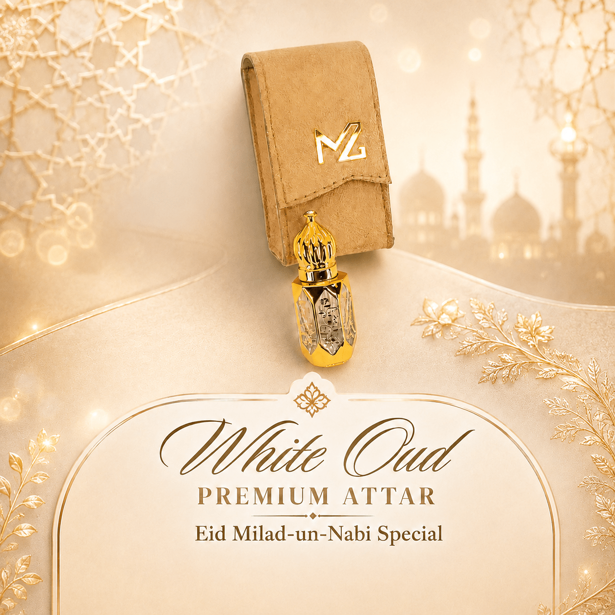 Premium White Oud Attar – Eid Milad-un-Nabi Special - Maimoon Gallery