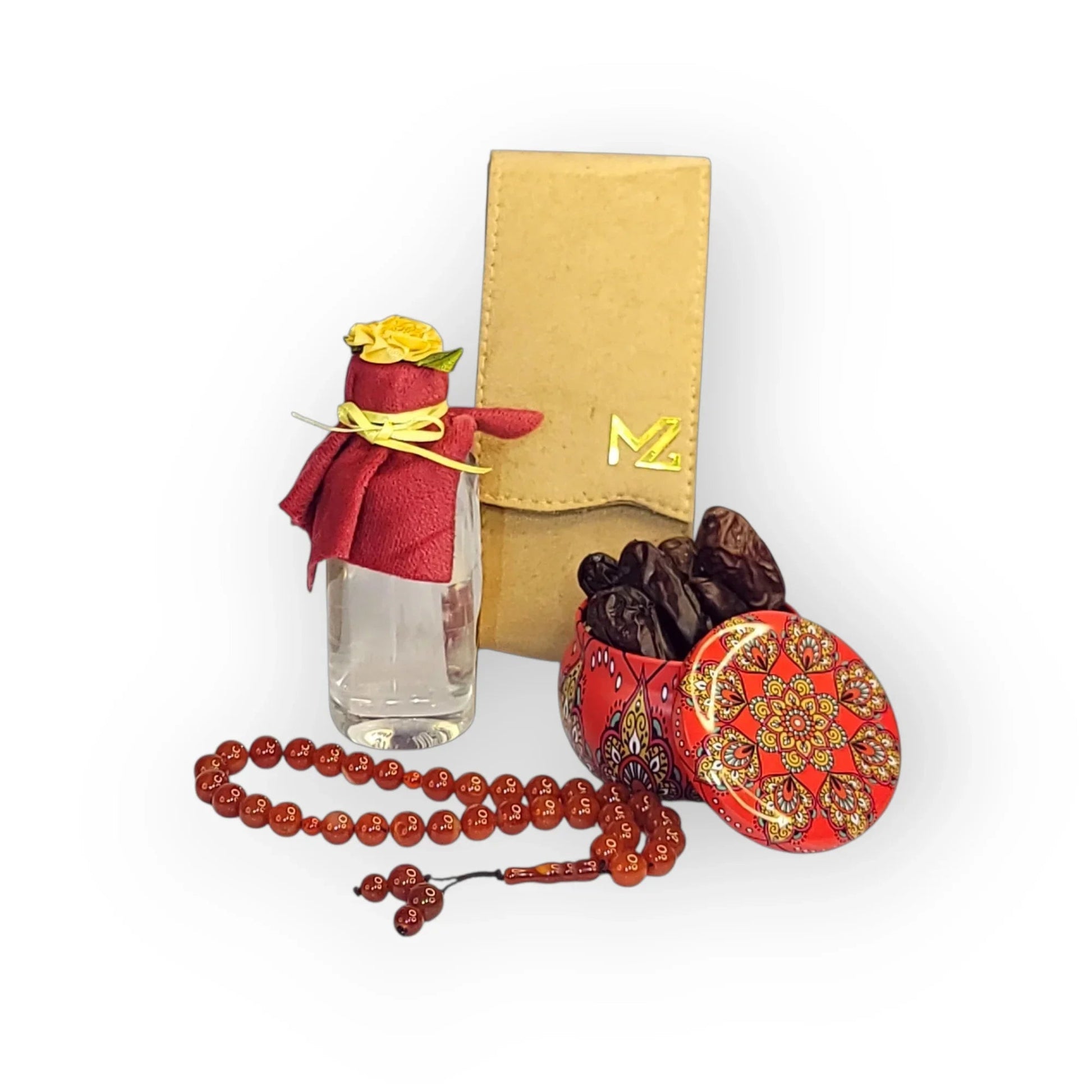 Spiritual Gift – Zam Zam, Dates & Aqeeq Tasbeeh - Maimoon Gallery